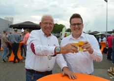 Willem Dijk sr en Daan Sturm van AGF.nl 